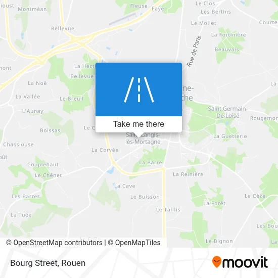 Rue Du Bourg map