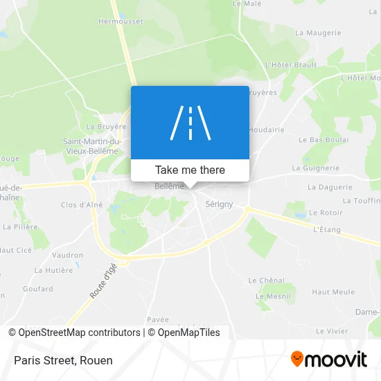 Mapa Rue De Paris