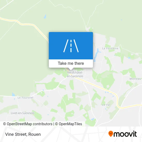 Mapa Rue De La Vigne