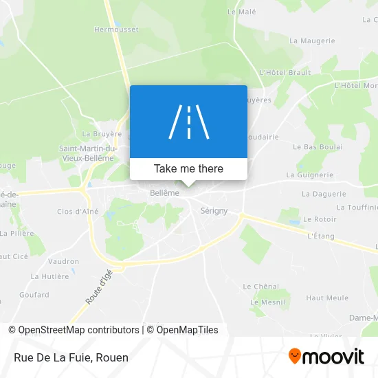 Rue De La Fuie map