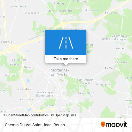 Chemin Du Val Saint-Jean map