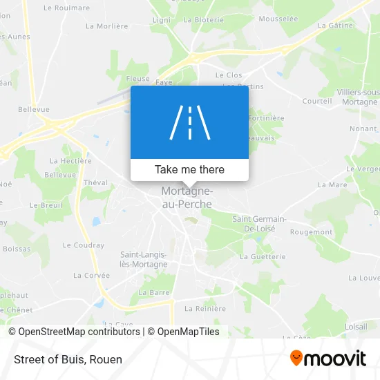 Mapa Rue Des Buis
