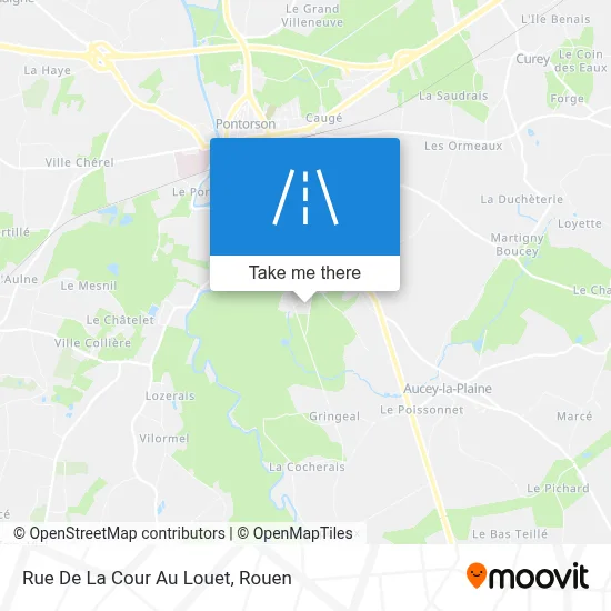 Rue De La Cour Au Louet map
