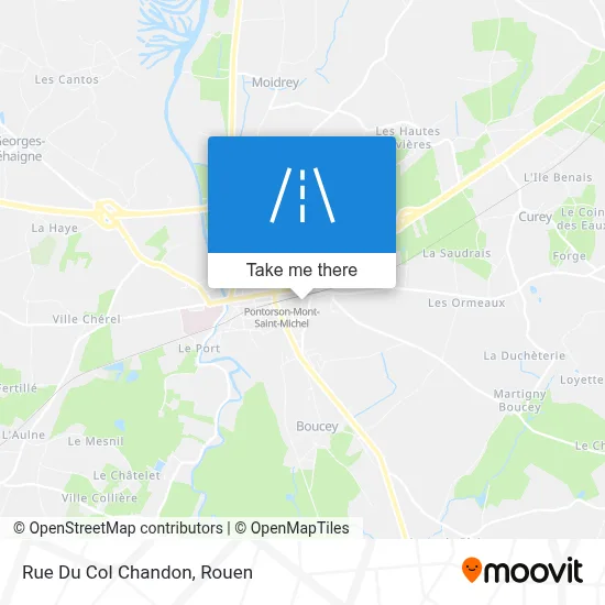 Rue Du Col Chandon map