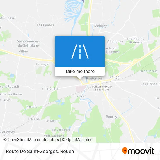 Route De Saint-Georges map