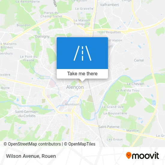 Avenue Wilson map