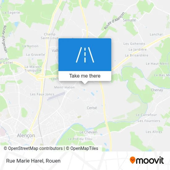 Rue Marie Harel map