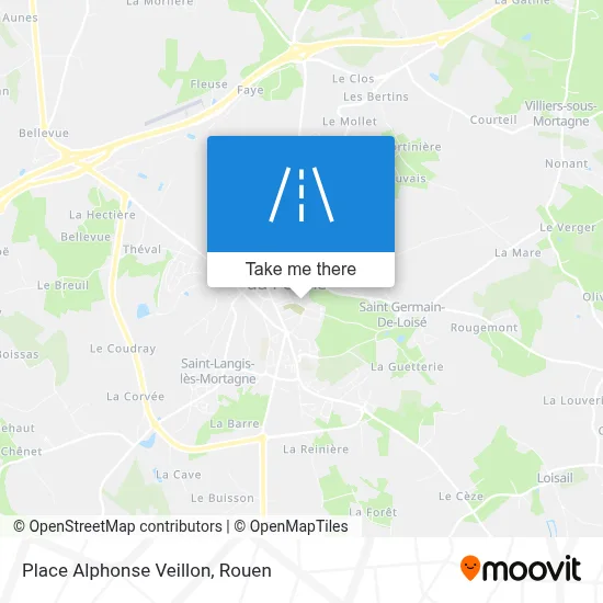 Place Alphonse Veillon map