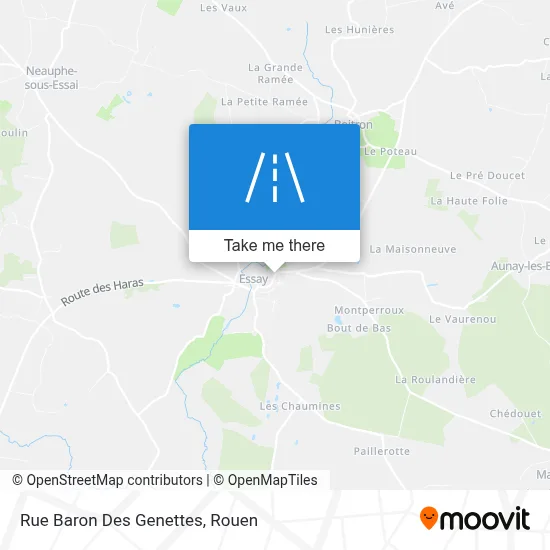 Rue Baron Des Genettes map