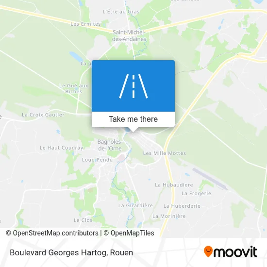 Boulevard Georges Hartog map