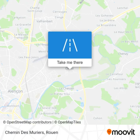 Chemin Des Muriers map