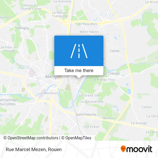 Rue Marcel Mezen map