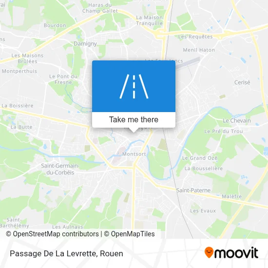 Passage De La Levrette map