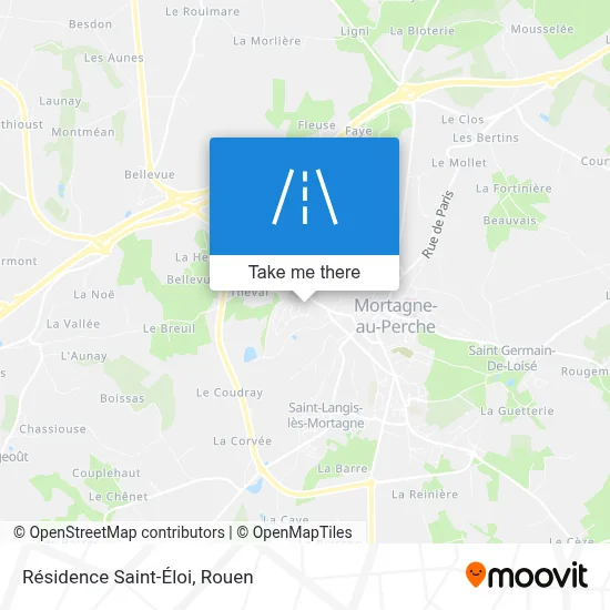 Résidence Saint-Éloi map