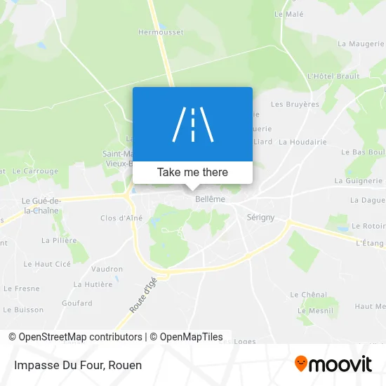 Impasse Du Four map
