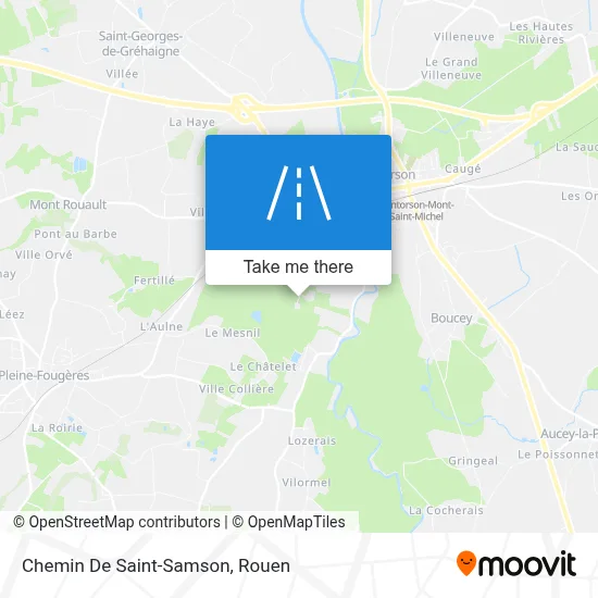 Chemin De Saint-Samson map