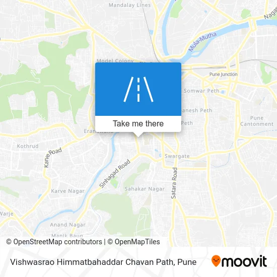 Vishwasrao Himmatbahaddar Chavan Path map