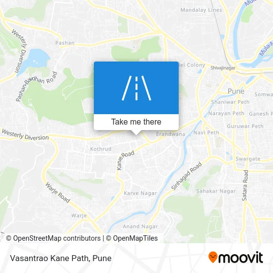 Vasantrao Kane Path map