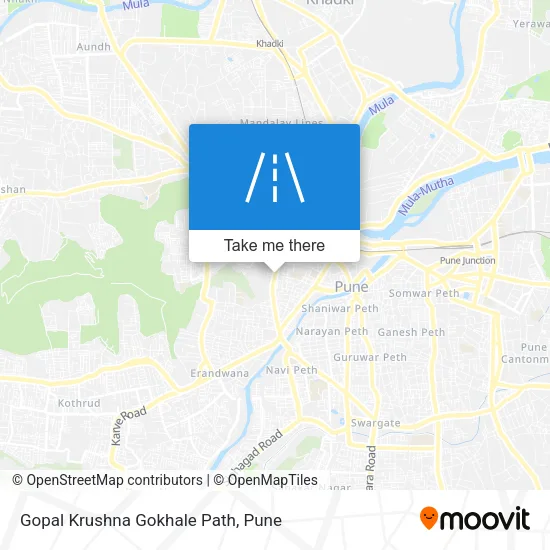 Gopal Krushna Gokhale Path map