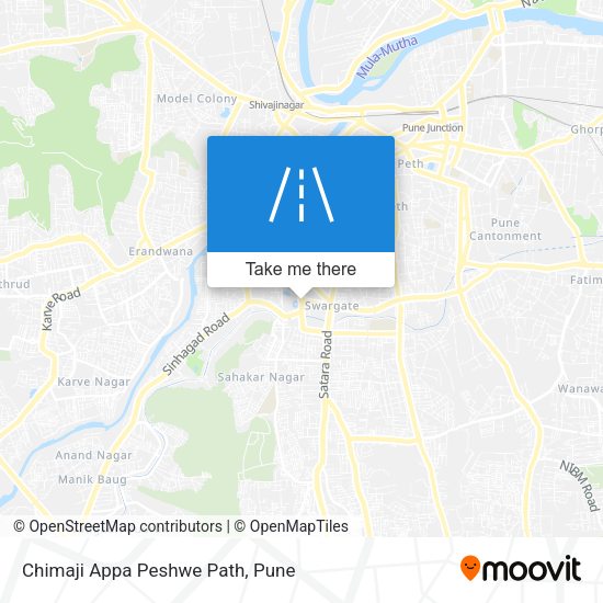 Chimaji Appa Peshwe Path map