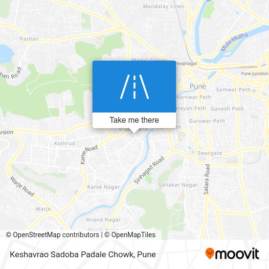 Keshavrao Sadoba Padale Chowk map