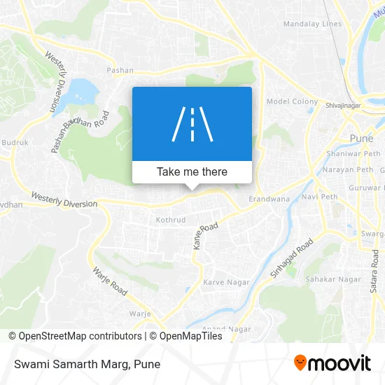 Swami Samarth Marg map