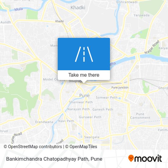Bankimchandra Chatopadhyay Path map