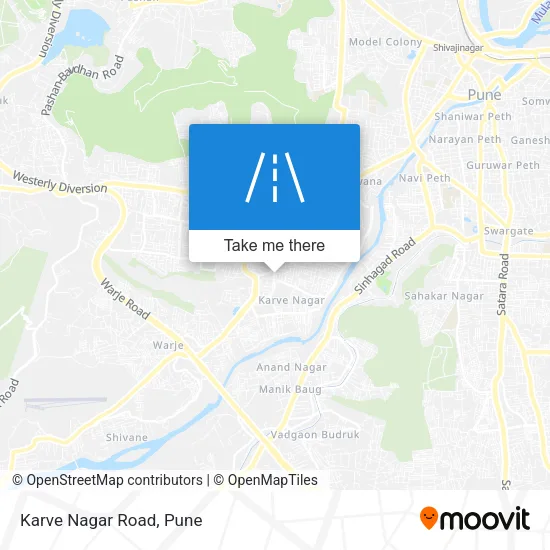 Karve Nagar Road map