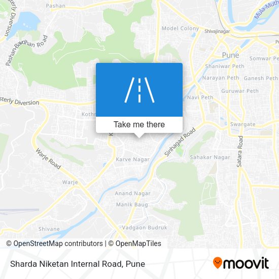 Sharda Niketan Internal Road map