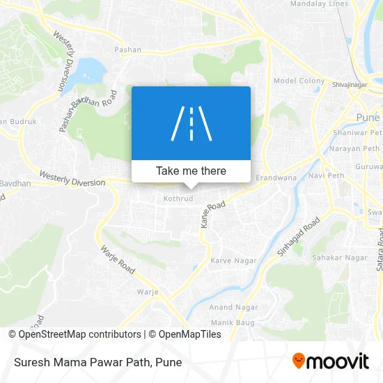 Suresh Mama Pawar Path map