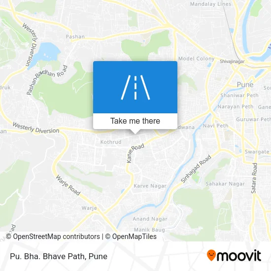 Pu. Bha. Bhave Path map