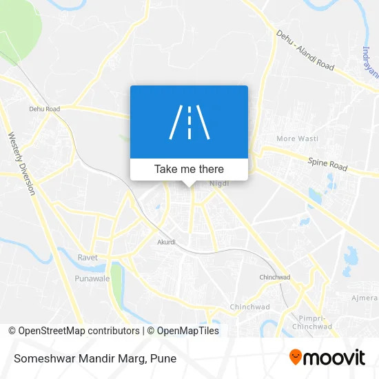 Someshwar Mandir Marg map