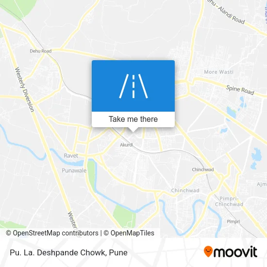 Pu. La. Deshpande Chowk map