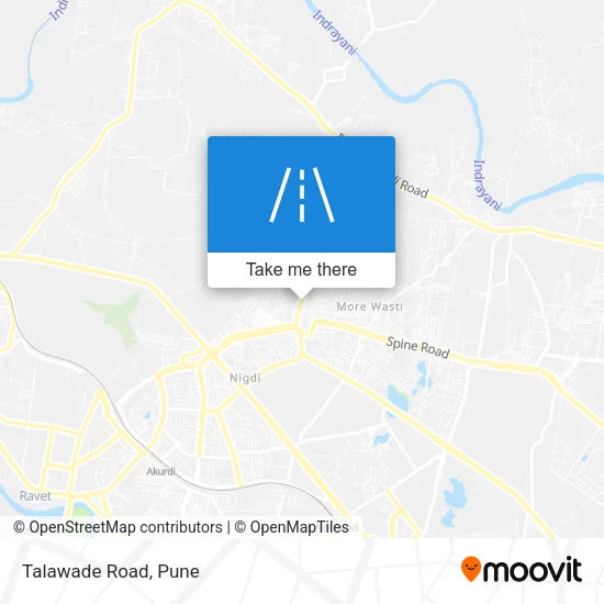 Talawade Road map