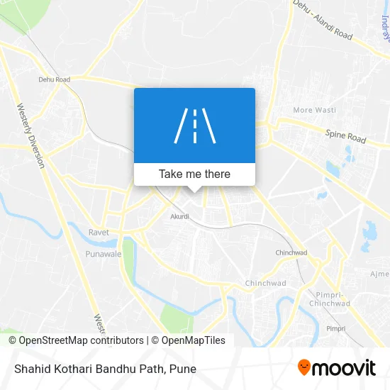 Shahid Kothari Bandhu Path map