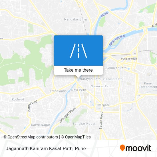 Jagannath Kaniram Kasat Path map