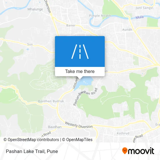 Pashan Lake Trail map