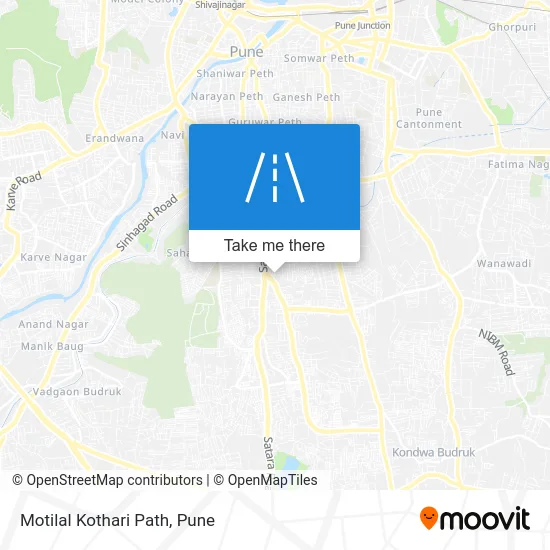 Motilal Kothari Path map