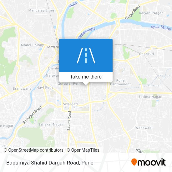 Bapumiya Shahid Dargah Road map