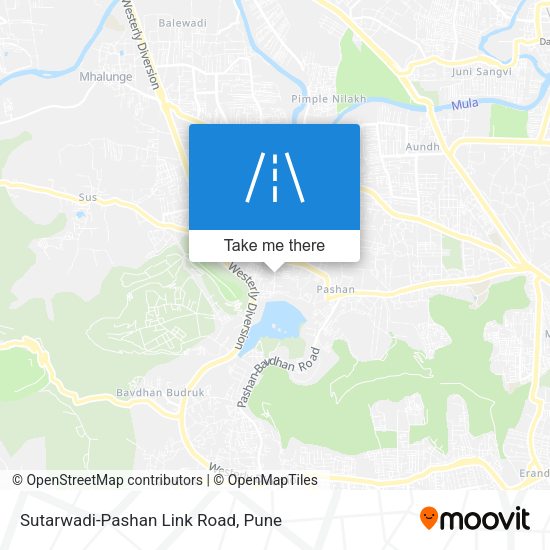 Sutarwadi-Pashan Link Road map
