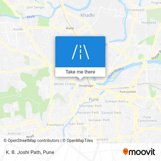 K. B. Joshi Path map