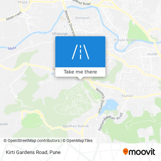 Kirti Gardens Road map