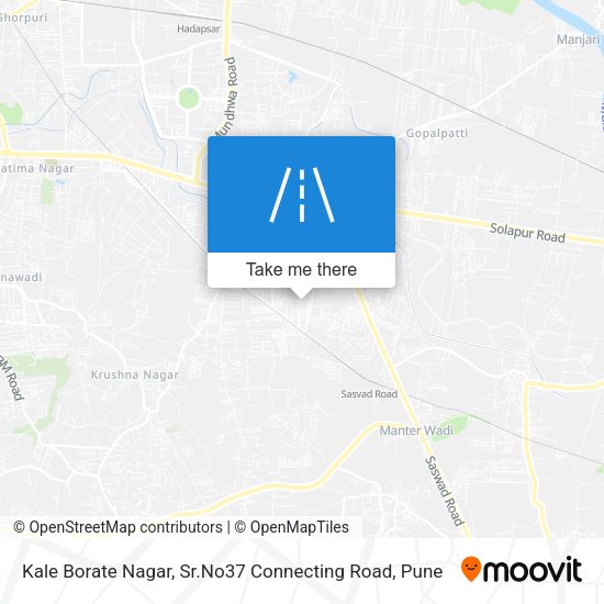 Kale Borate Nagar, Sr.No37 Connecting Road map