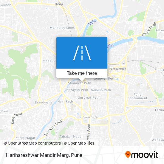 Harihareshwar Mandir Marg map