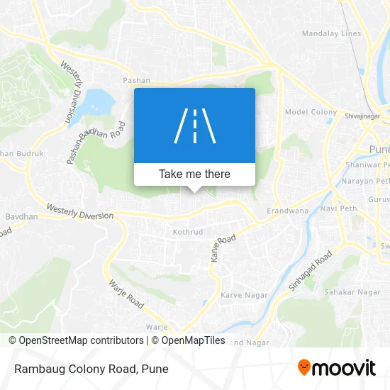 Rambaug Colony Road map