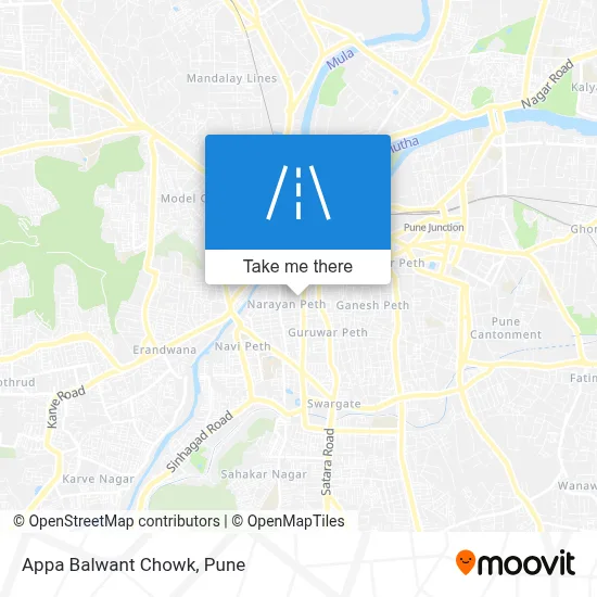 Appa Balwant Chowk map