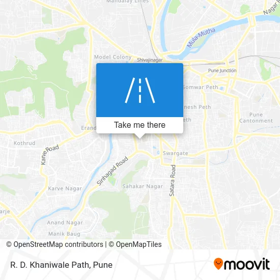 R. D. Khaniwale Path map
