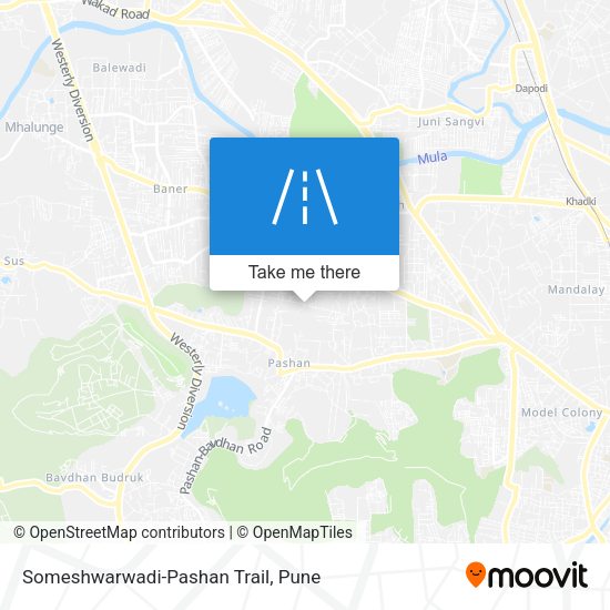 Someshwarwadi-Pashan Trail map