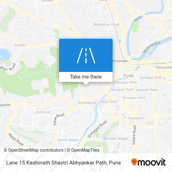 Lane 15 Kashinath Shastri Abhyankar Path map