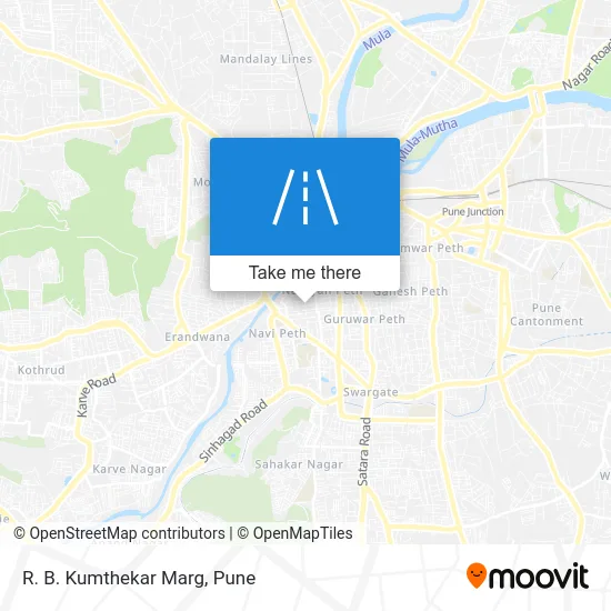 R. B. Kumthekar Marg map